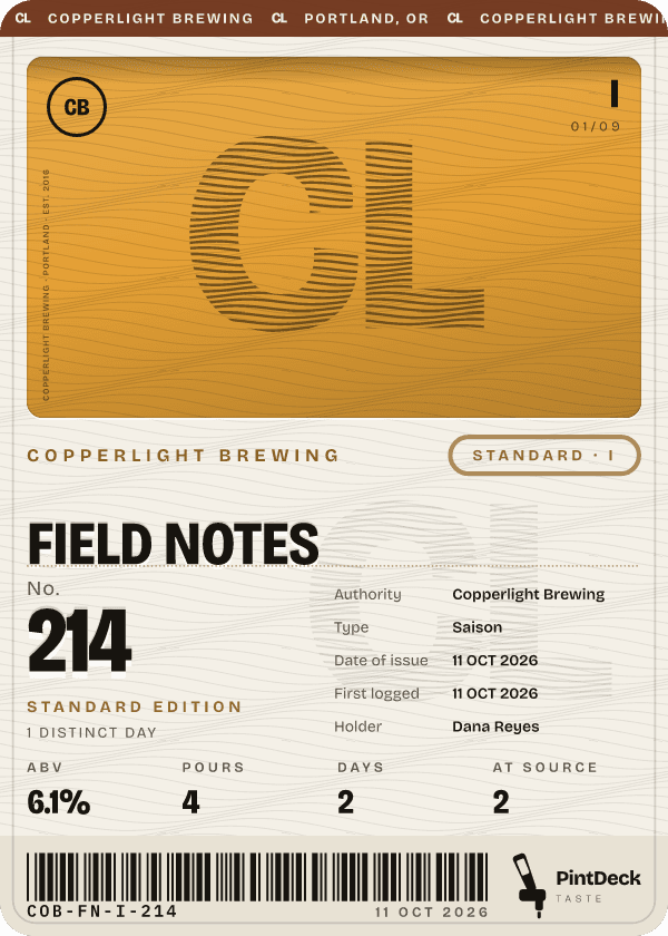 Field Notes, standard