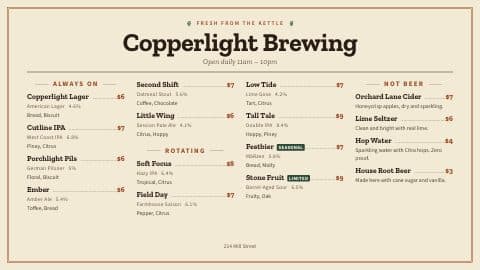 Copper Kettle theme