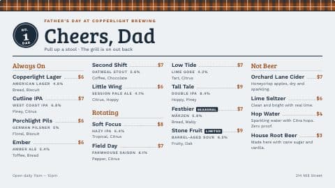 Father’s Day theme