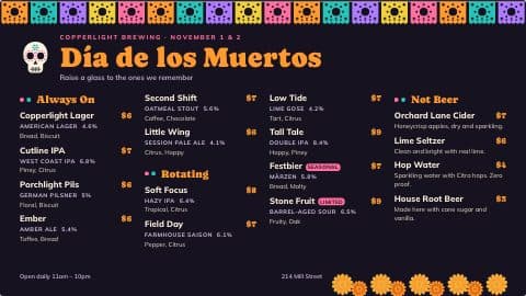 Día de los Muertos theme